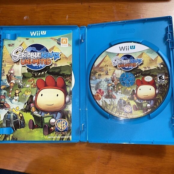 Scribblenauts Unlimited Nintendo Wii U 2012 CIB Complete - Picture 2 of 3
